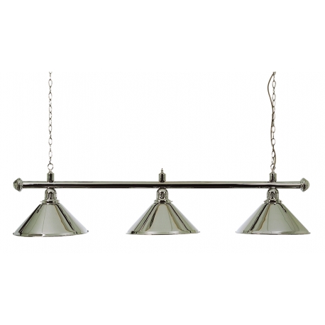 LAMPA CHROMOVANÁ 3 STÍNIDLA 150CM
