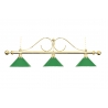 Lampa zelená Classic 3 stínidla 157cm