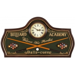 Hodiny Billiard Academy