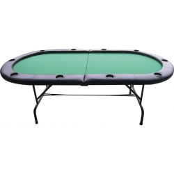 Pokerový stůl Gambler 210x105cm skládací černý