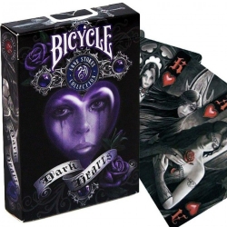 Bicycle Anne Stokes Dark Hearts - Anne Stoke temná srdce