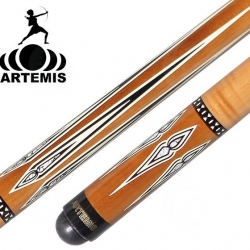 Tágo karambol Ceulemans M100  Curly Maple Brown with Prongs+ Dárek Gabriels křída