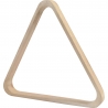Trojúhelník pool dřevěný bílý 57,2 mm