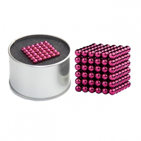 Magnetické kuličky Neocube Ø 5mm Puzzle Pink 