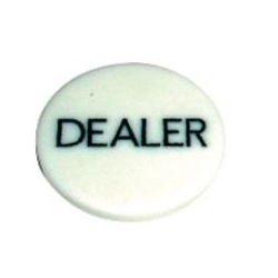 Dealer button gravírovaný plastový