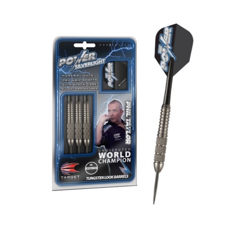 Šipky Steel Phil Taylor Power - Silverlight - Tungsten Look