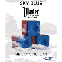 Kulečníková křída Master Tournament/Sky Blue - Prestige