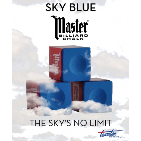 Křída kulečníková Master Tournament/Sky Blue - Prestige