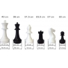 Šachové figurky zahradní 40cm - De - luxe