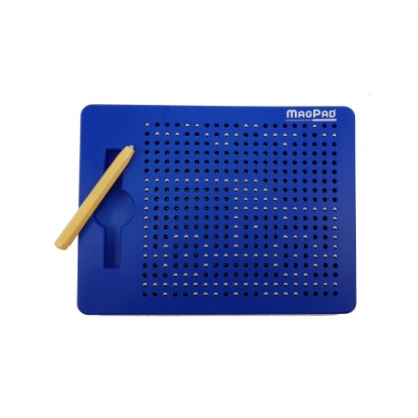 Magnetická kreslící tabulka Magpad - Medium 380 kuliček, Barva Modrá