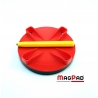 Magnetická kreslící tabulka Magpad Round cestovní, Barva Červená