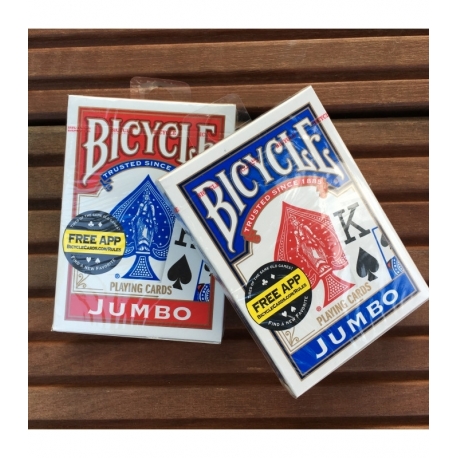Bicycle Rider Back International Jumbo Index BLUE