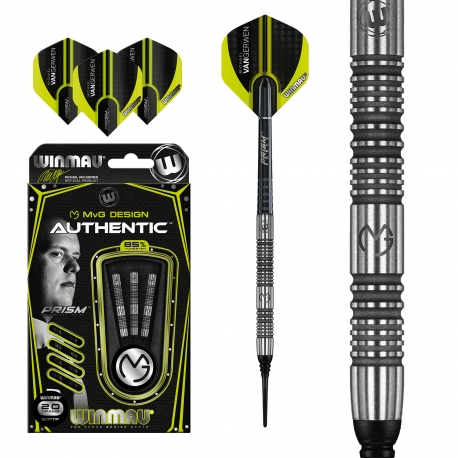 Šipky soft Michael van Gerwen Authentic 20g Tungsten 85%