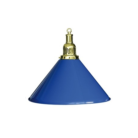 Lampa samostatná modrá - mosaz 40cm