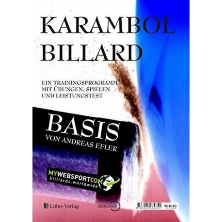 Kniha karambolCarom Billiards by Andreas Efler