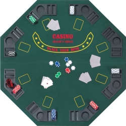 Poker deska Octagon 8 hráčů 125 x 125 x 2,5 cm