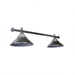 Lampa CLUB 2 kov / sklo silver