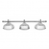 Lampa CROWN 3 kov / sklo silver 