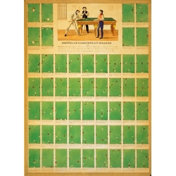 Plakát  L'Amateur du Billiard 45x62 cm