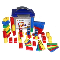 Magnetiko de luxe 57 pcs set / plastic  box , plátěný sáček