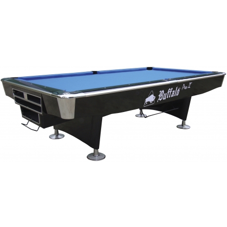 Kulečníkový stůl POOL BUFFALO PRO II BALL RETURN 9FT černý 