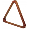 Trojúhelník dřevěný s mosazí, 52,4 mm