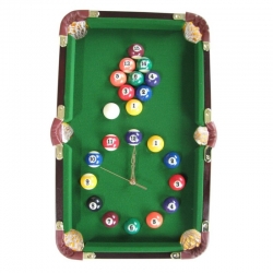 Hodiny Billiard Table